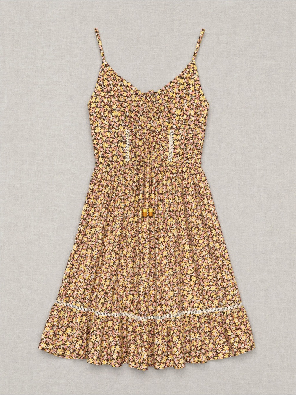 Maaji Pink and Yellow Floral Dress